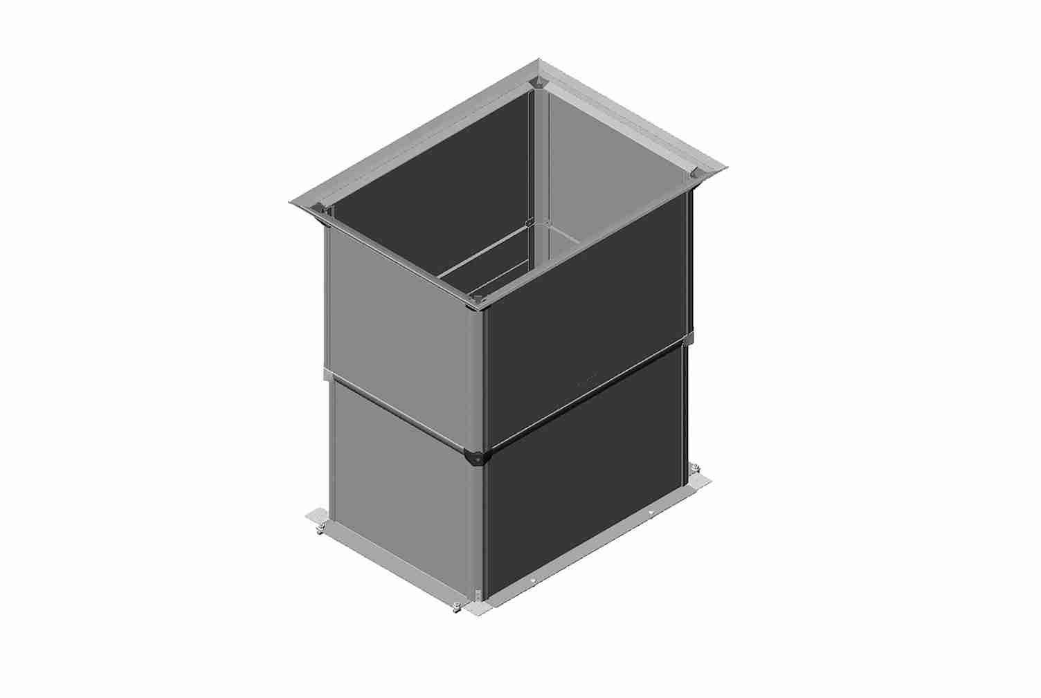 Vertical Exhaust Duct For ZetaFrame Cabinet