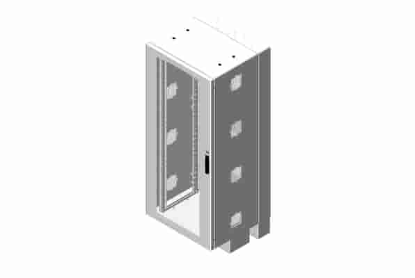 CUBE-iT Wall-Mounted Floor Supported Cabinet