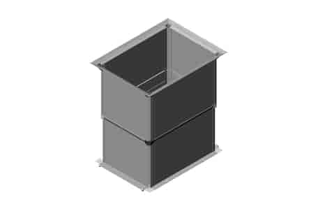 Vertical Exhaust Duct For ZetaFrame Cabinet - Thumbnail 1