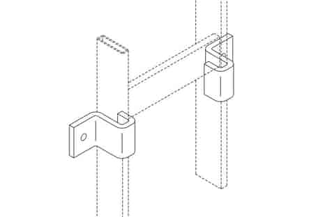 Vertical Wall Brackets - Thumbnail 1