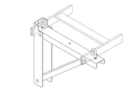 Triangular Support Bracket Steel - Thumbnail 1